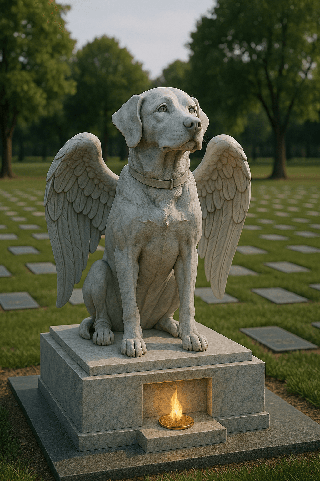 Guardian Angel Memorial Statue